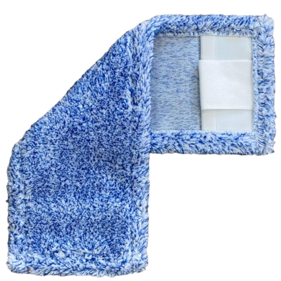 Nakładka na mop DUO 40 cm niebieska microfibra LT418